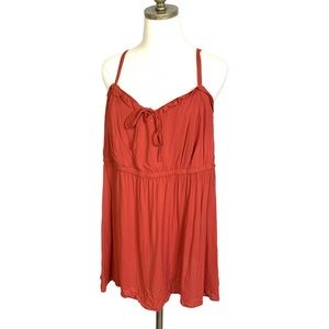 Torrid 2X Strappy Tank Smocked Tunic 3352